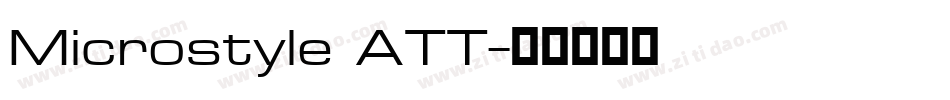 Microstyle ATT字体转换